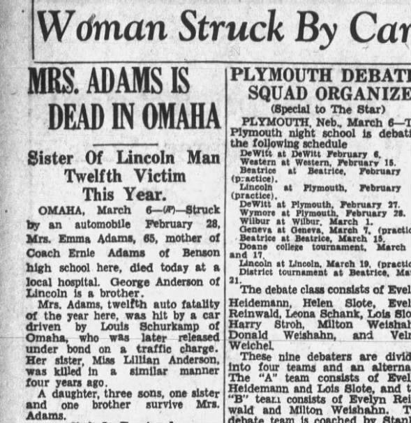 Clipping from The Lincoln Star